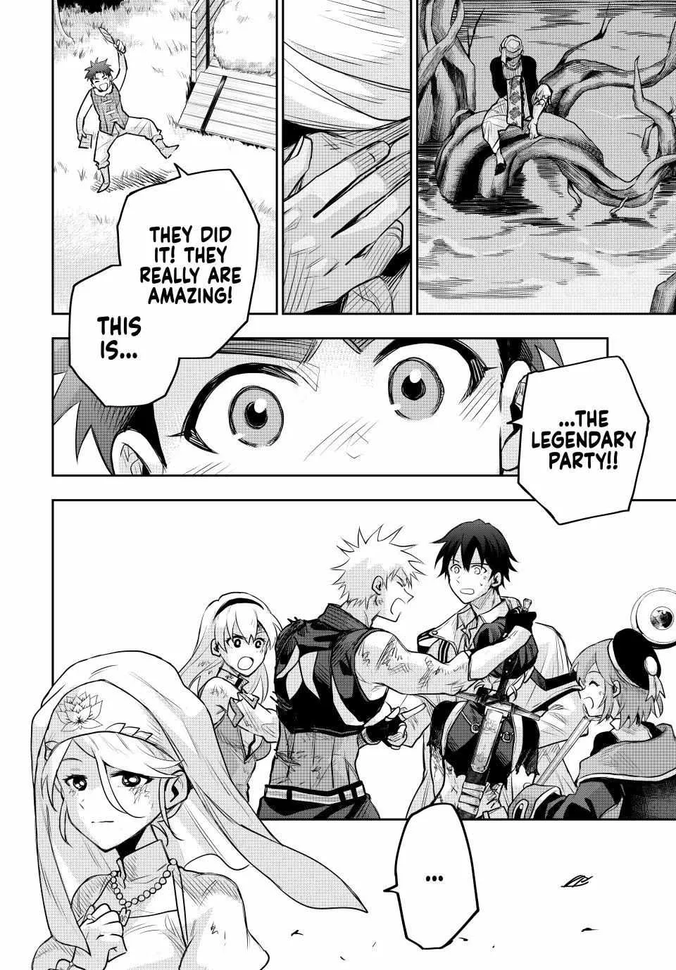 Mikata ga Yowasugite Hojo Mahou ni Tesshiteita Kyuutei Mahoushi, Tsuihou Sarete Saikyou wo Mezashimasu Chapter 144 page 14 - 