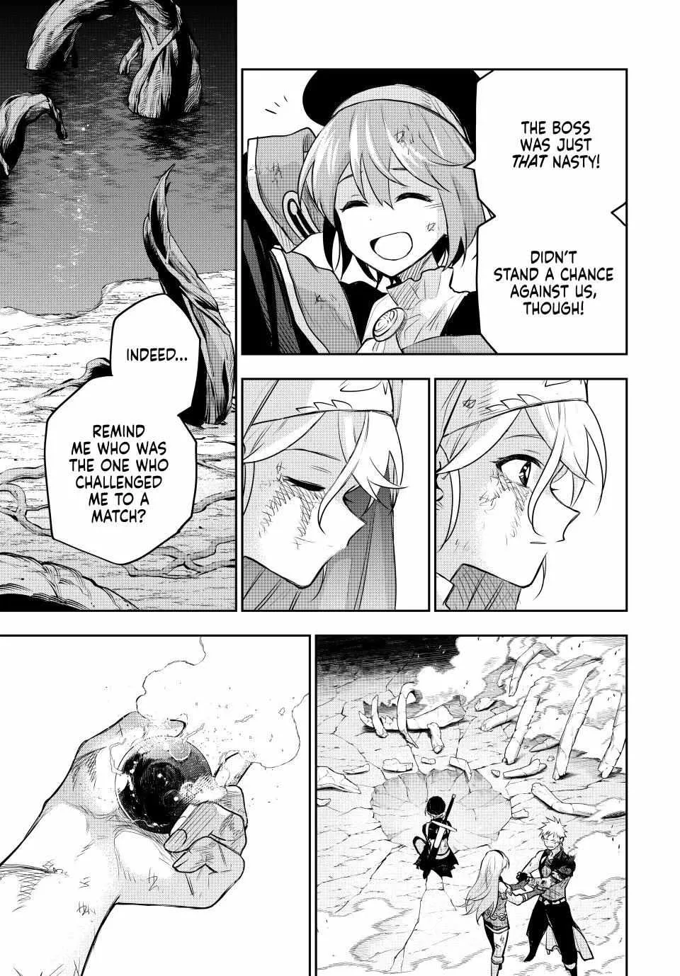 Mikata ga Yowasugite Hojo Mahou ni Tesshiteita Kyuutei Mahoushi, Tsuihou Sarete Saikyou wo Mezashimasu Chapter 144 page 5 - 