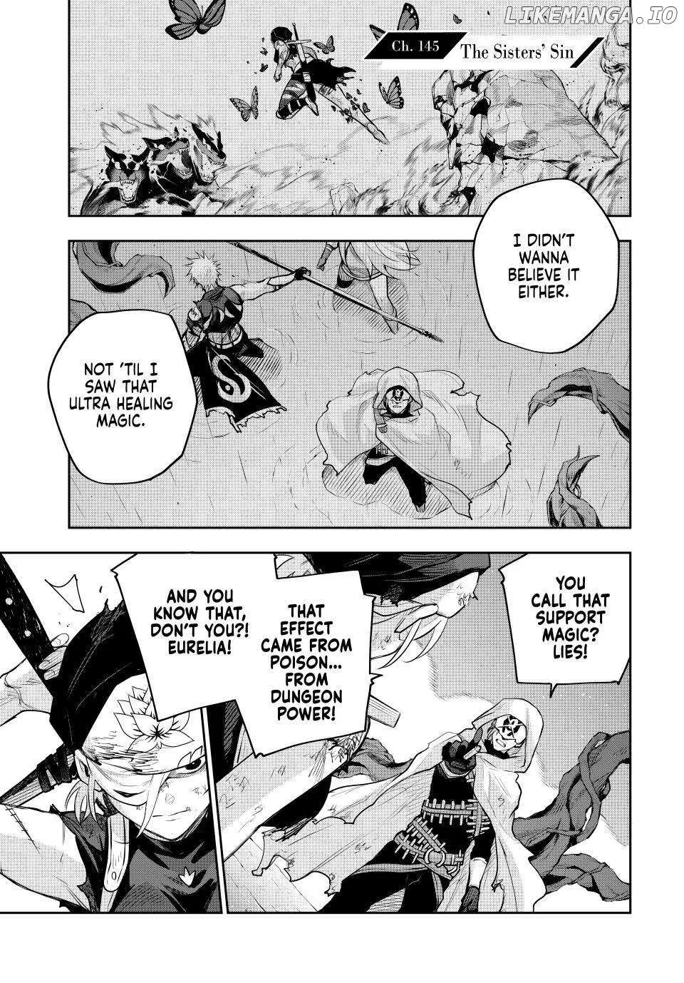 Mikata ga Yowasugite Hojo Mahou ni Tesshiteita Kyuutei Mahoushi, Tsuihou Sarete Saikyou wo Mezashimasu Chapter 145 page 2 - 