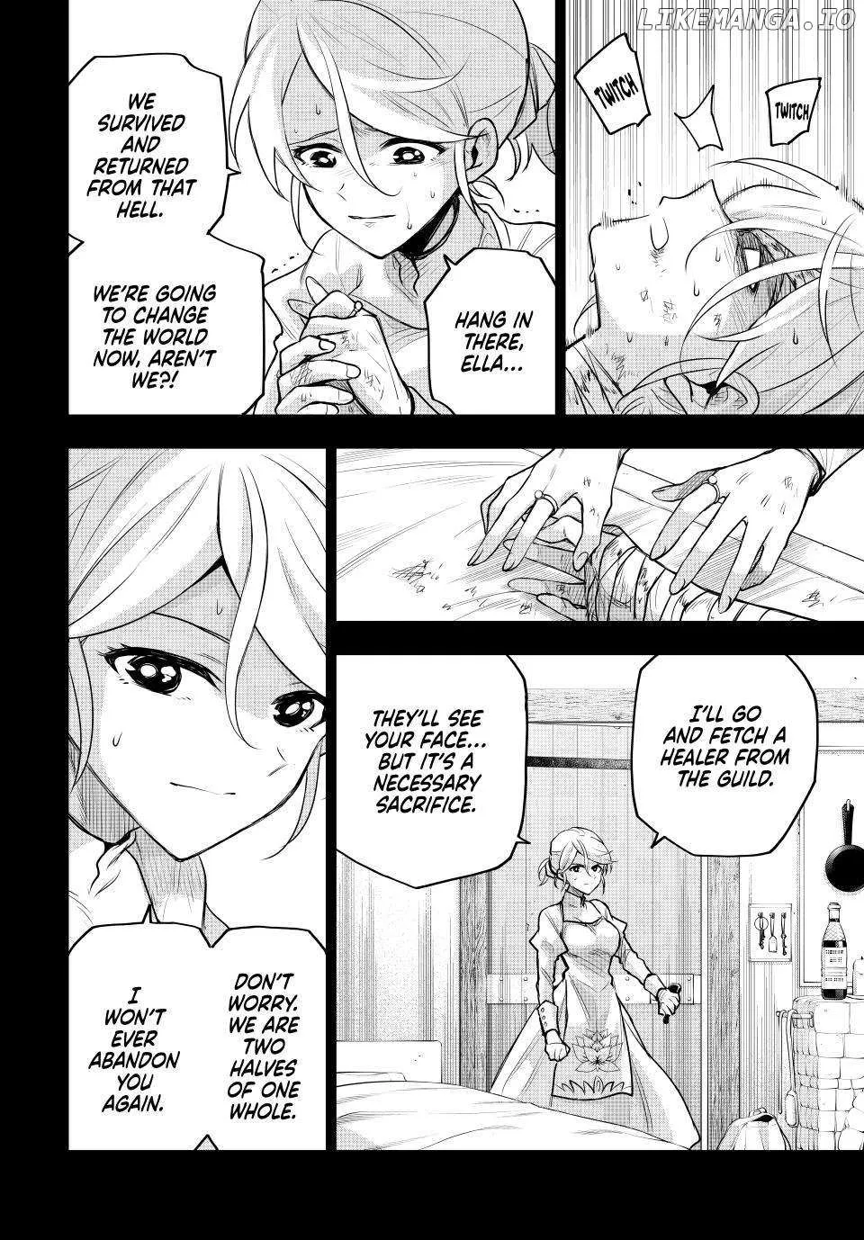 Mikata ga Yowasugite Hojo Mahou ni Tesshiteita Kyuutei Mahoushi, Tsuihou Sarete Saikyou wo Mezashimasu Chapter 145 page 5 - 