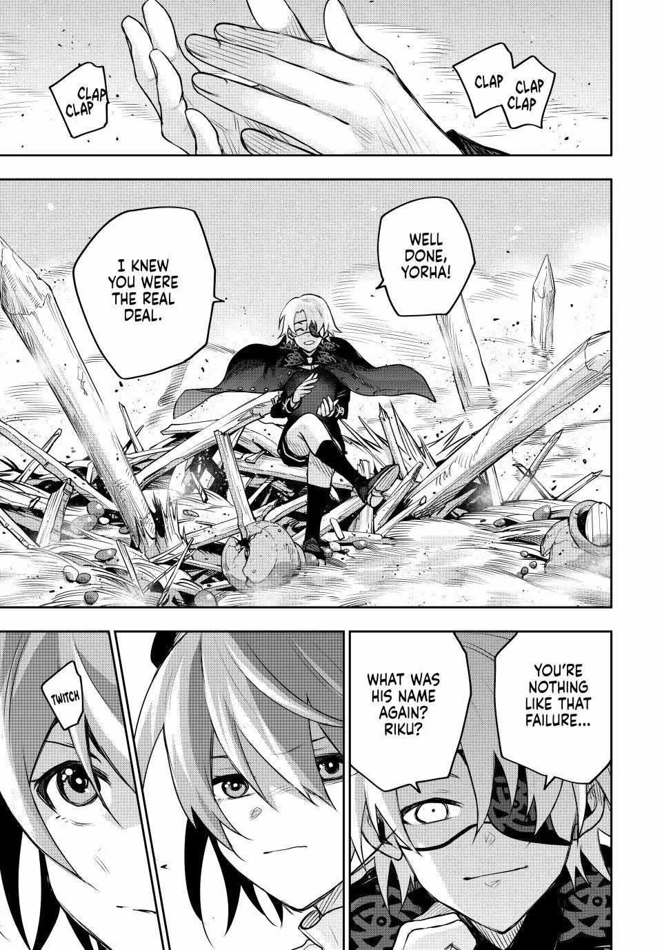Mikata ga Yowasugite Hojo Mahou ni Tesshiteita Kyuutei Mahoushi, Tsuihou Sarete Saikyou wo Mezashimasu Chapter 148 page 9 - 