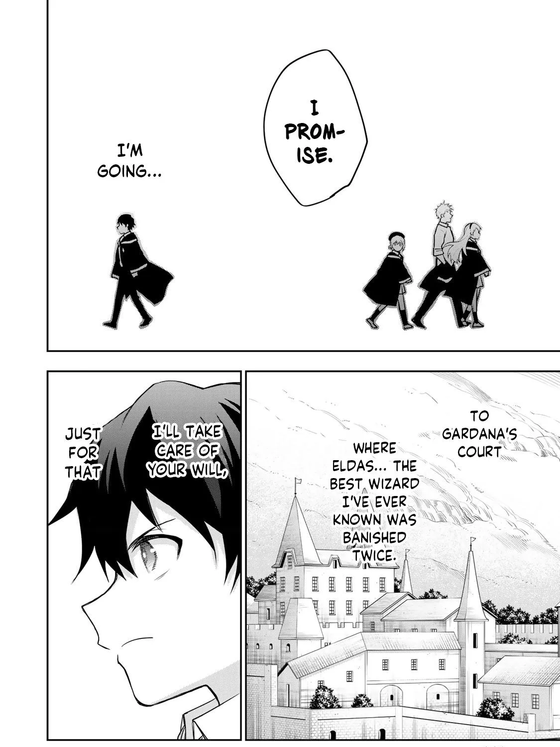 Mikata ga Yowasugite Hojo Mahou ni Tesshiteita Kyuutei Mahoushi, Tsuihou Sarete Saikyou wo Mezashimasu Chapter 15.5 page 16 - 
