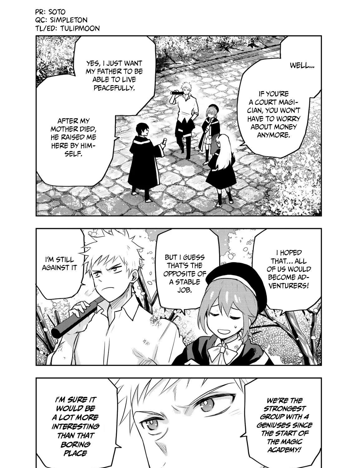 Mikata ga Yowasugite Hojo Mahou ni Tesshiteita Kyuutei Mahoushi, Tsuihou Sarete Saikyou wo Mezashimasu Chapter 15.5 page 6 - 