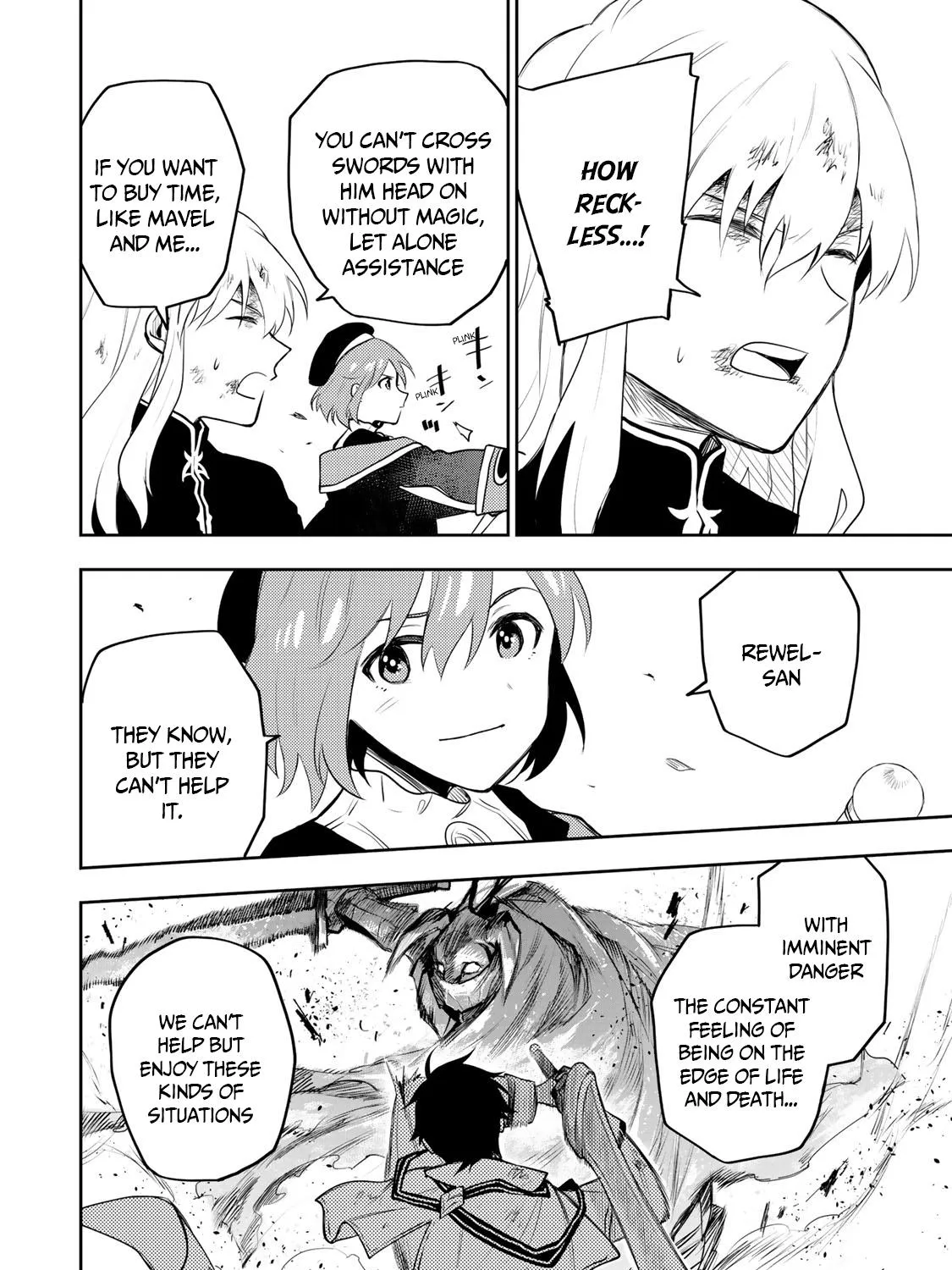 Mikata ga Yowasugite Hojo Mahou ni Tesshiteita Kyuutei Mahoushi, Tsuihou Sarete Saikyou wo Mezashimasu Chapter 15 page 28 - 