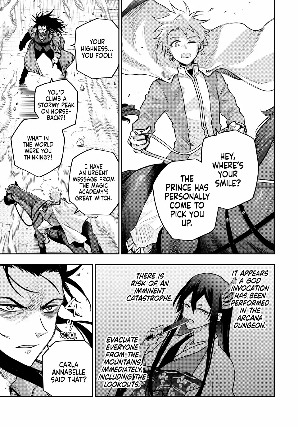 Mikata ga Yowasugite Hojo Mahou ni Tesshiteita Kyuutei Mahoushi, Tsuihou Sarete Saikyou wo Mezashimasu Chapter 151 page 3 - 