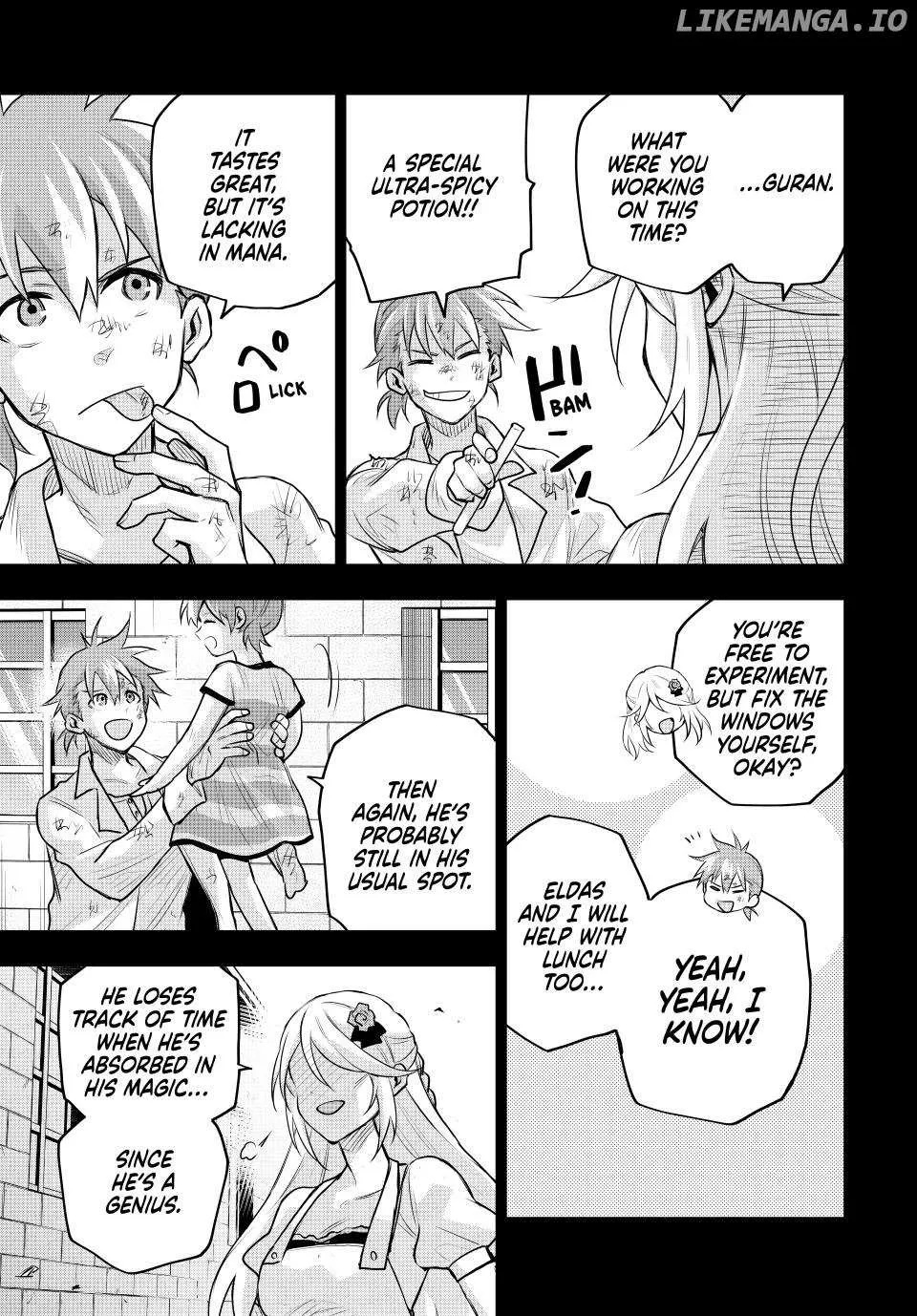 Mikata ga Yowasugite Hojo Mahou ni Tesshiteita Kyuutei Mahoushi, Tsuihou Sarete Saikyou wo Mezashimasu Chapter 154 page 3 - 