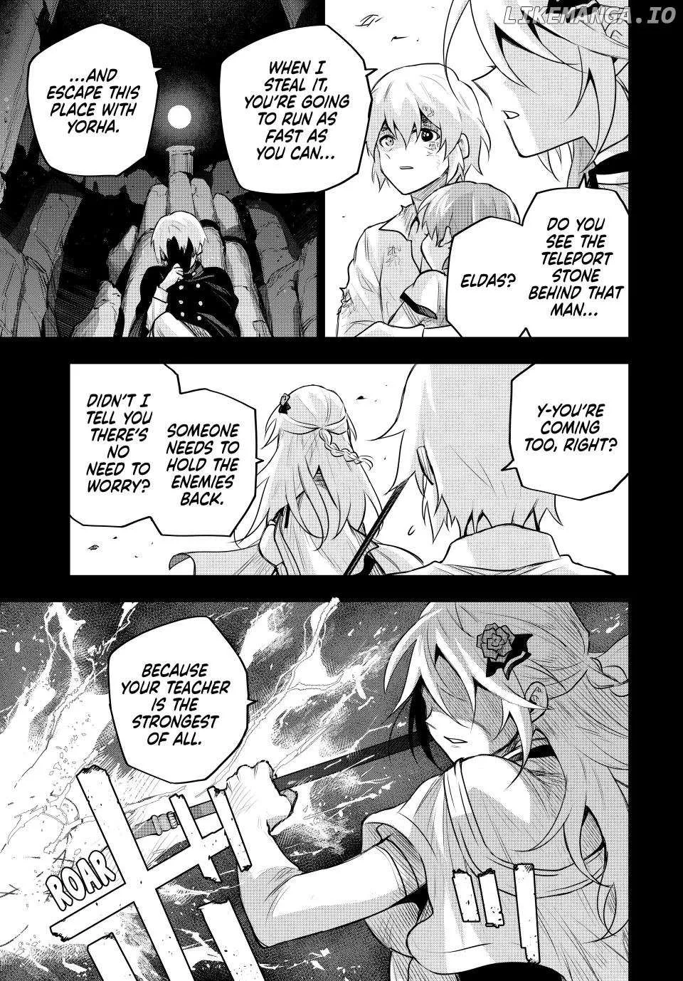 Mikata ga Yowasugite Hojo Mahou ni Tesshiteita Kyuutei Mahoushi, Tsuihou Sarete Saikyou wo Mezashimasu Chapter 156 page 7 - 