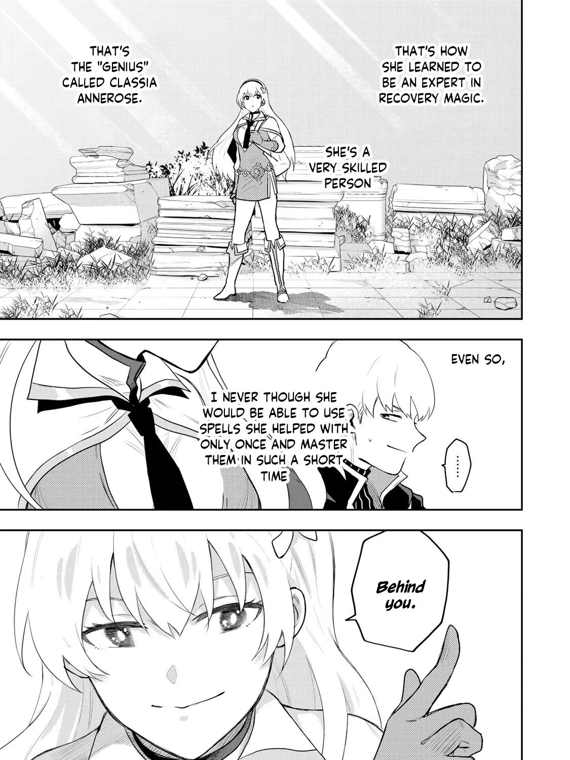 Mikata ga Yowasugite Hojo Mahou ni Tesshiteita Kyuutei Mahoushi, Tsuihou Sarete Saikyou wo Mezashimasu Chapter 17 page 22 - 