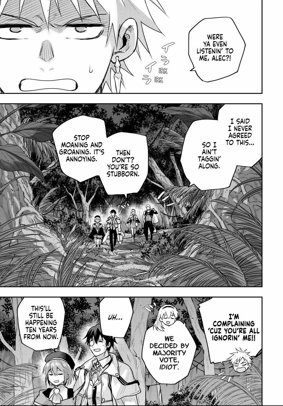Mikata ga Yowasugite Hojo Mahou ni Tesshiteita Kyuutei Mahoushi, Tsuihou Sarete Saikyou wo Mezashimasu Chapter 185 page 2 - 