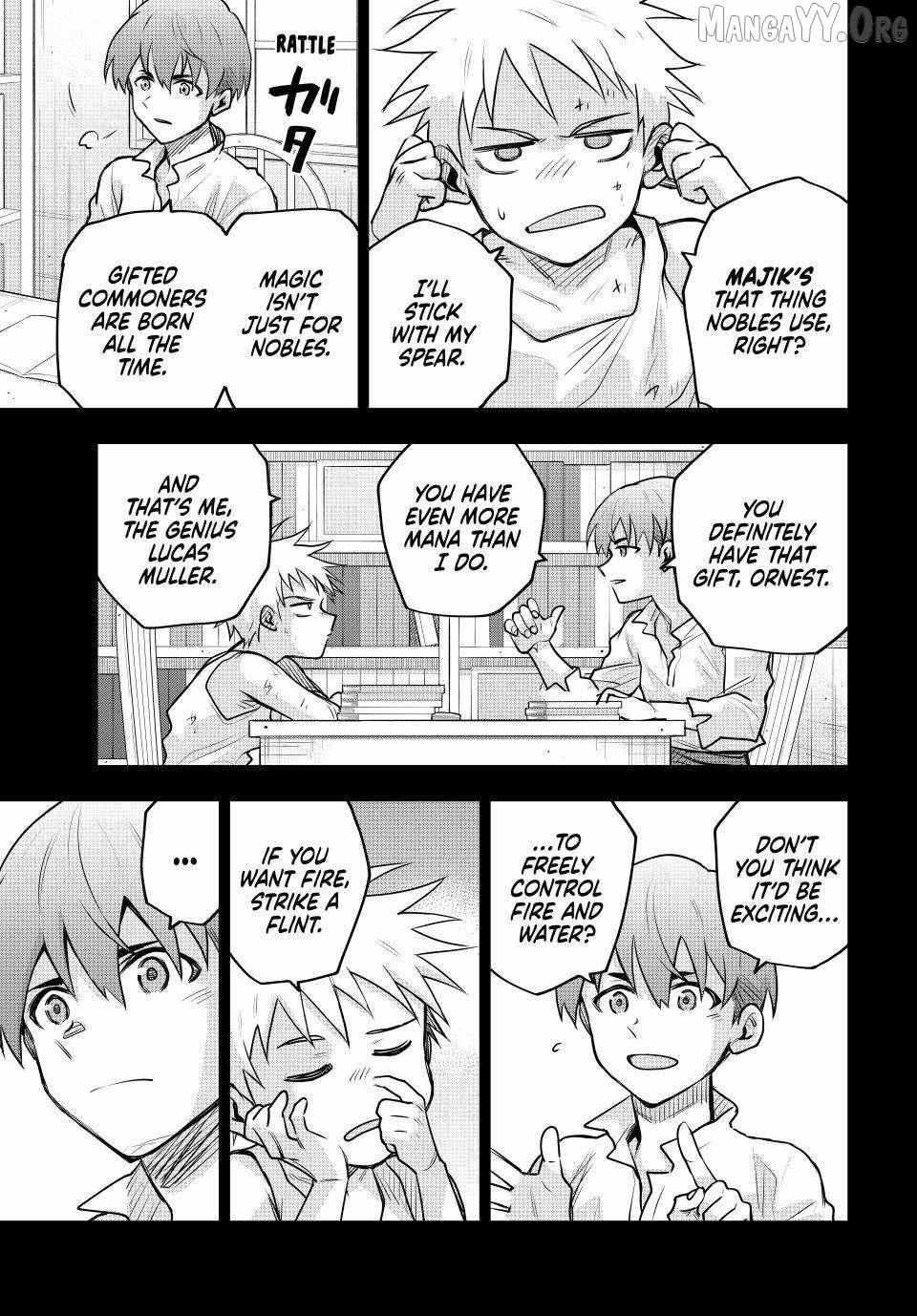 Mikata ga Yowasugite Hojo Mahou ni Tesshiteita Kyuutei Mahoushi, Tsuihou Sarete Saikyou wo Mezashimasu Chapter 192 page 8 - 