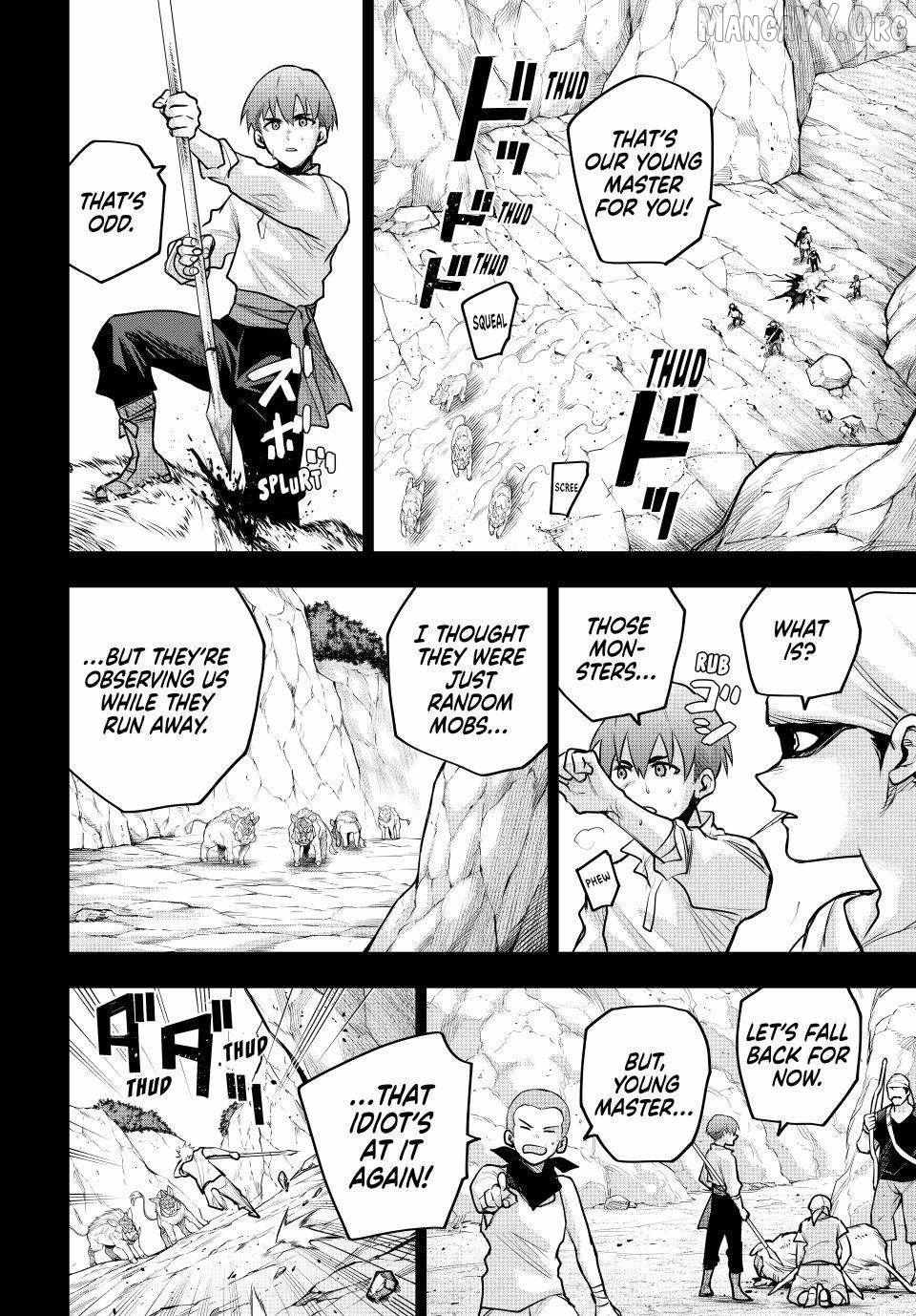 Mikata ga Yowasugite Hojo Mahou ni Tesshiteita Kyuutei Mahoushi, Tsuihou Sarete Saikyou wo Mezashimasu Chapter 193 page 2 - 