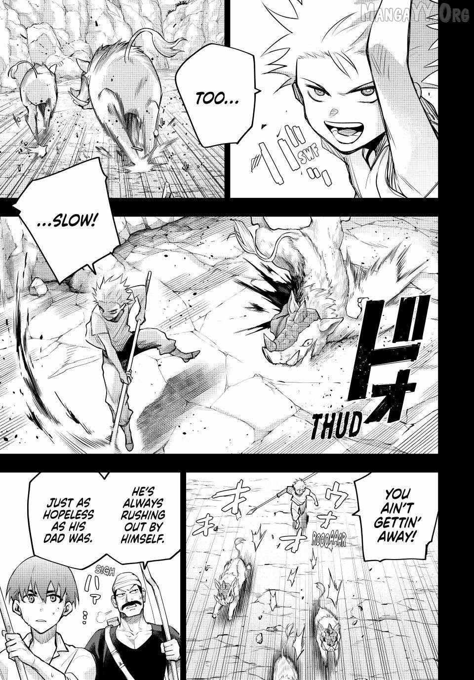 Mikata ga Yowasugite Hojo Mahou ni Tesshiteita Kyuutei Mahoushi, Tsuihou Sarete Saikyou wo Mezashimasu Chapter 193 page 3 - 