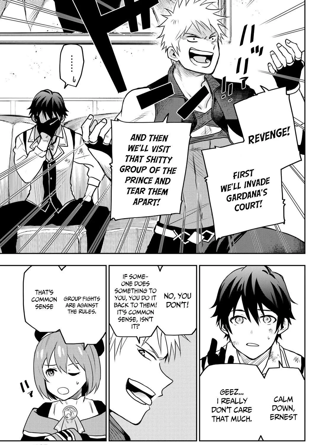 Mikata ga Yowasugite Hojo Mahou ni Tesshiteita Kyuutei Mahoushi, Tsuihou Sarete Saikyou wo Mezashimasu Chapter 5 page 30 - 