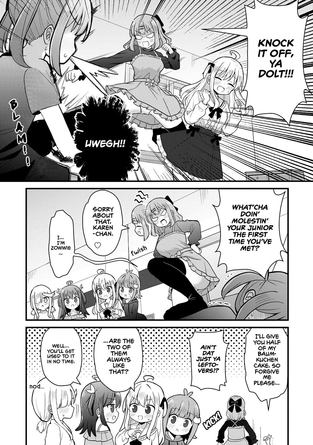 Mikogami Karen no Kakushigoto Chapter 2.2 page 1 - 