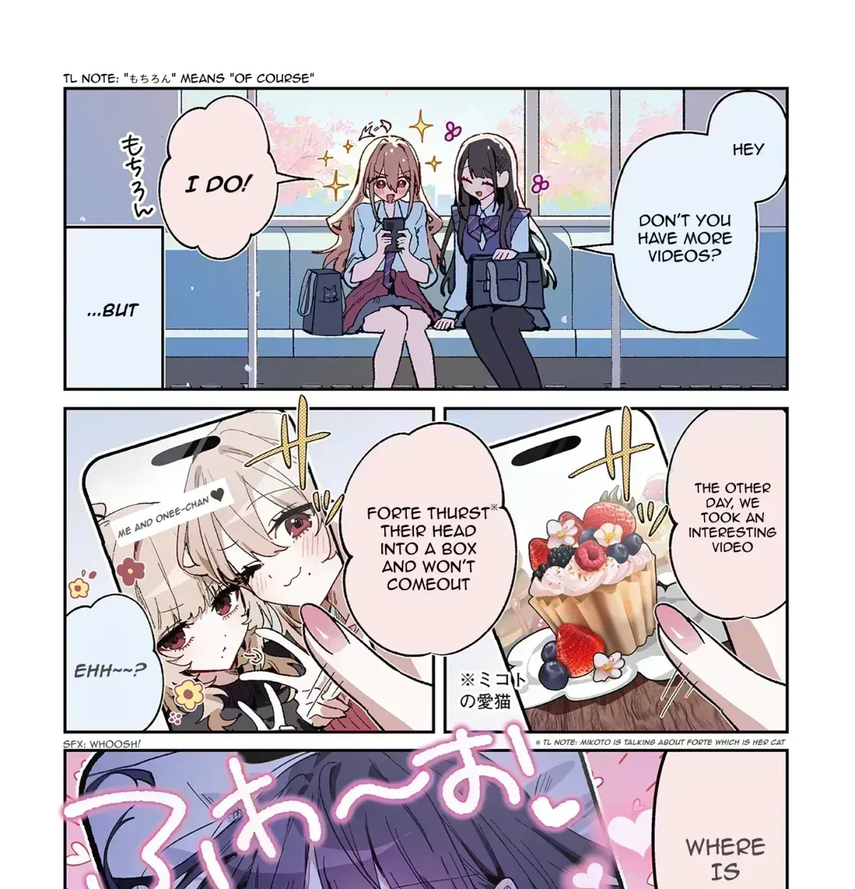 Mikoto and Rei Chapter 38.9 page 3 - 