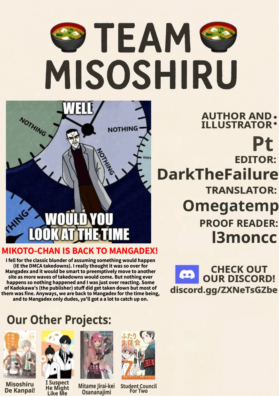 Mikoto-chan Doesn