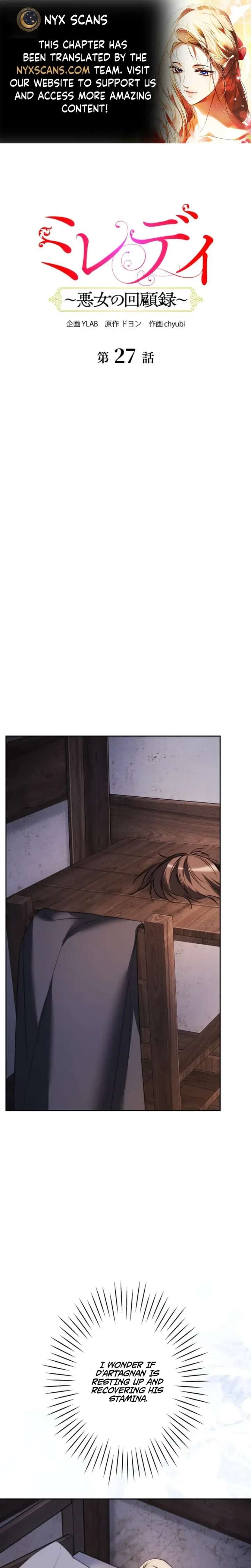 Milady: Memoirs of a Villainess Chapter 27 page 1 - 