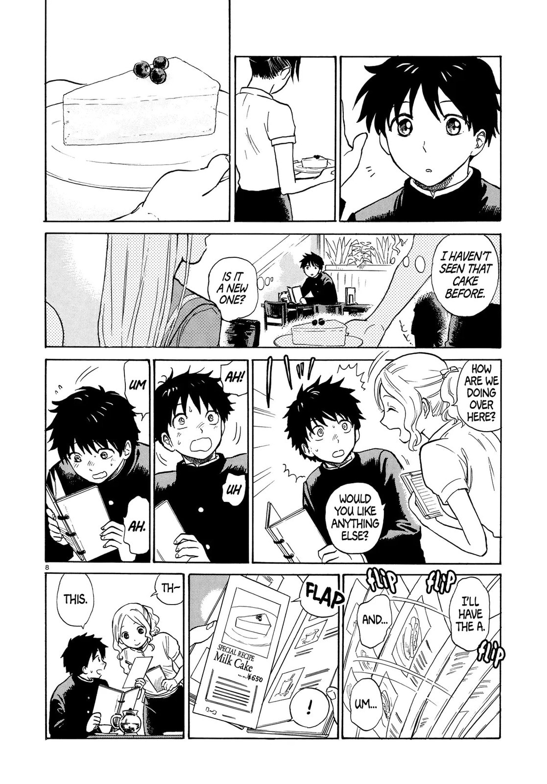 Milk Cake in the Reflection Chapter 0 page 8 - 