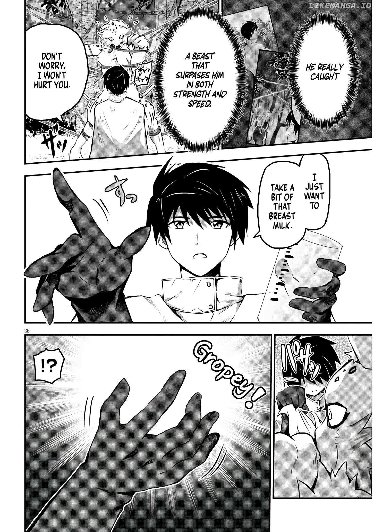 Milk-shibori Hunter no Isekai Sakunyuuki ~Nouka no Saenai Otoko ga Arayuru Shuzoku no Chiku-B o Moteasobi-toriko ni Suru~ Chapter 1.2 page 14 - 