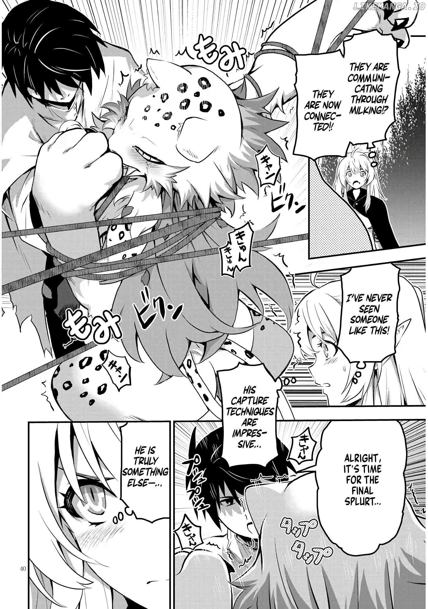 Milk-shibori Hunter no Isekai Sakunyuuki ~Nouka no Saenai Otoko ga Arayuru Shuzoku no Chiku-B o Moteasobi-toriko ni Suru~ Chapter 1.2 page 18 - 