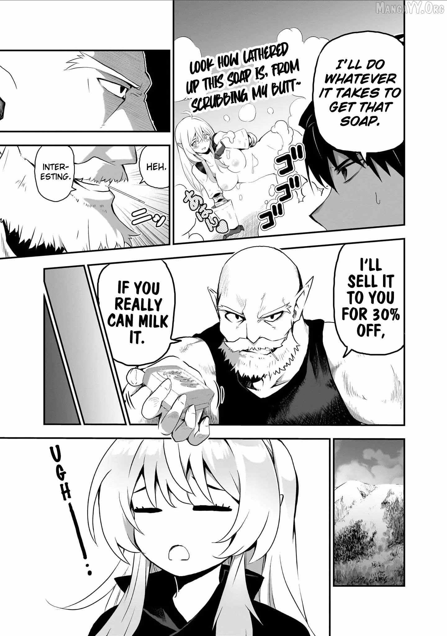 Milk-shibori Hunter no Isekai Sakunyuuki ~Nouka no Saenai Otoko ga Arayuru Shuzoku no Chiku-B o Moteasobi-toriko ni Suru~ Chapter 2 page 12 - 
