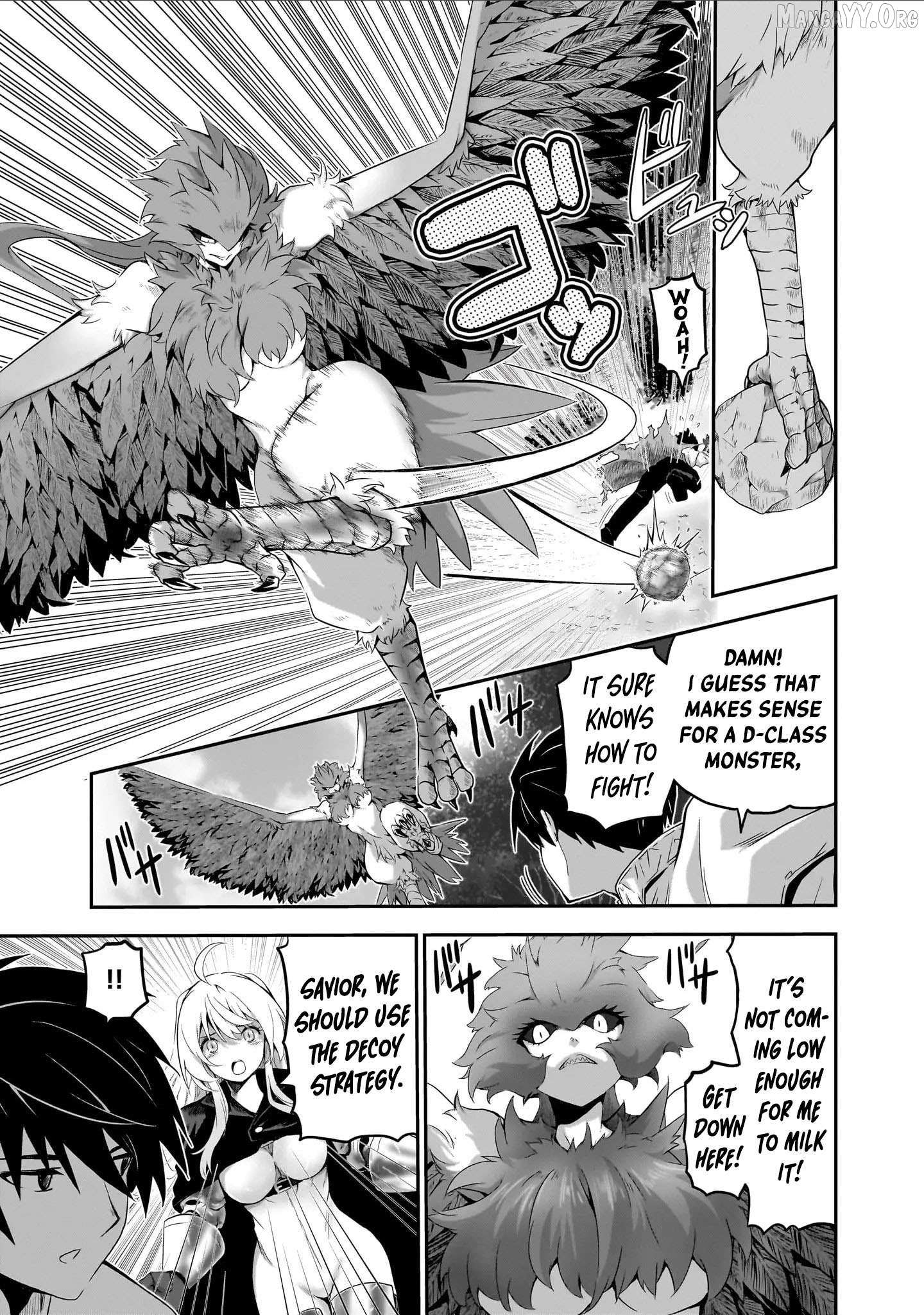 Milk-shibori Hunter no Isekai Sakunyuuki ~Nouka no Saenai Otoko ga Arayuru Shuzoku no Chiku-B o Moteasobi-toriko ni Suru~ Chapter 3 page 4 - 