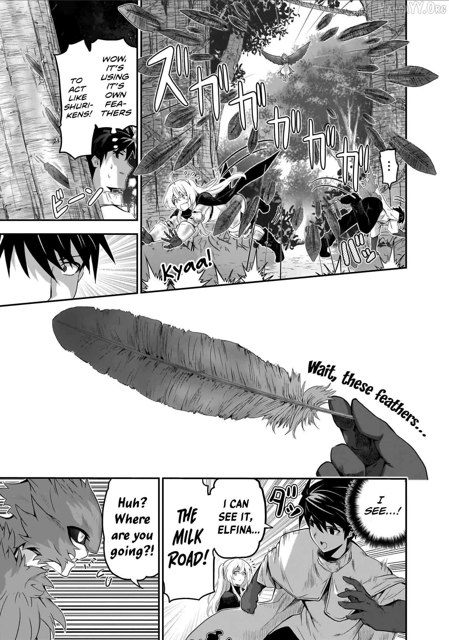 Milk-shibori Hunter no Isekai Sakunyuuki ~Nouka no Saenai Otoko ga Arayuru Shuzoku no Chiku-B o Moteasobi-toriko ni Suru~ Chapter 3 page 6 - 