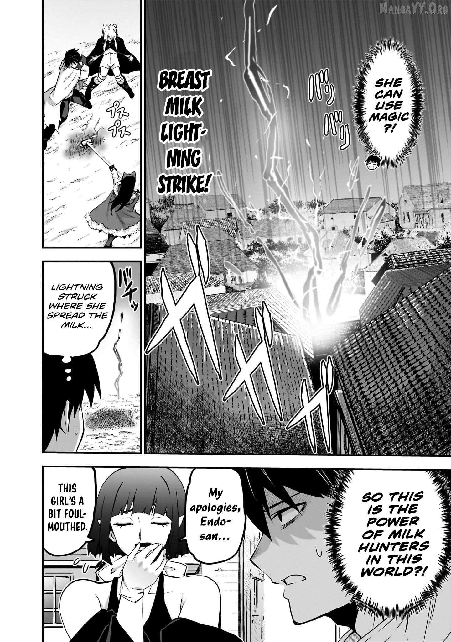 Milk-shibori Hunter no Isekai Sakunyuuki ~Nouka no Saenai Otoko ga Arayuru Shuzoku no Chiku-B o Moteasobi-toriko ni Suru~ Chapter 6 page 9 - 