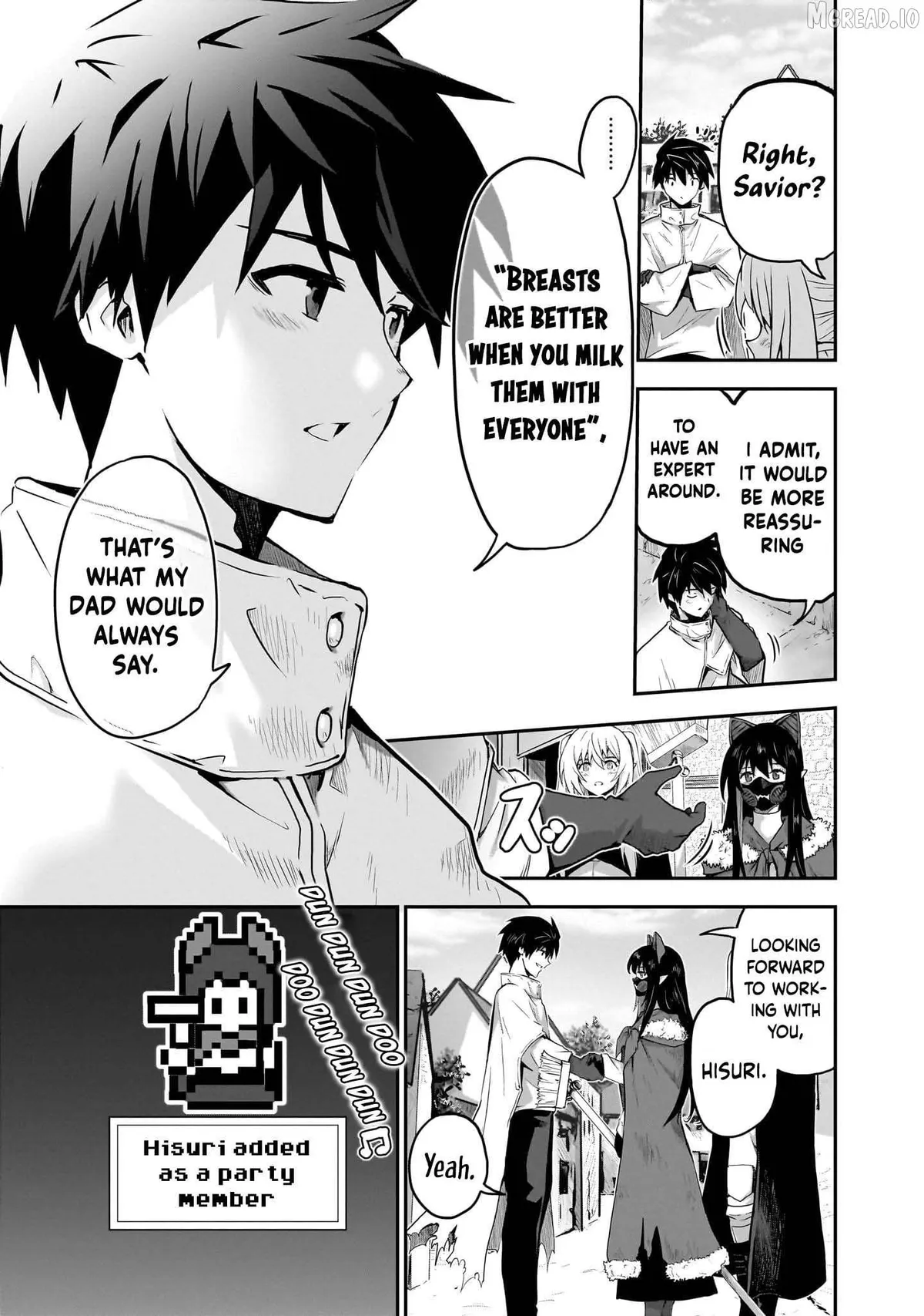Milk-shibori Hunter no Isekai Sakunyuuki ~Nouka no Saenai Otoko ga Arayuru Shuzoku no Chiku-B o Moteasobi-toriko ni Suru~ Chapter 8 page 31 - 