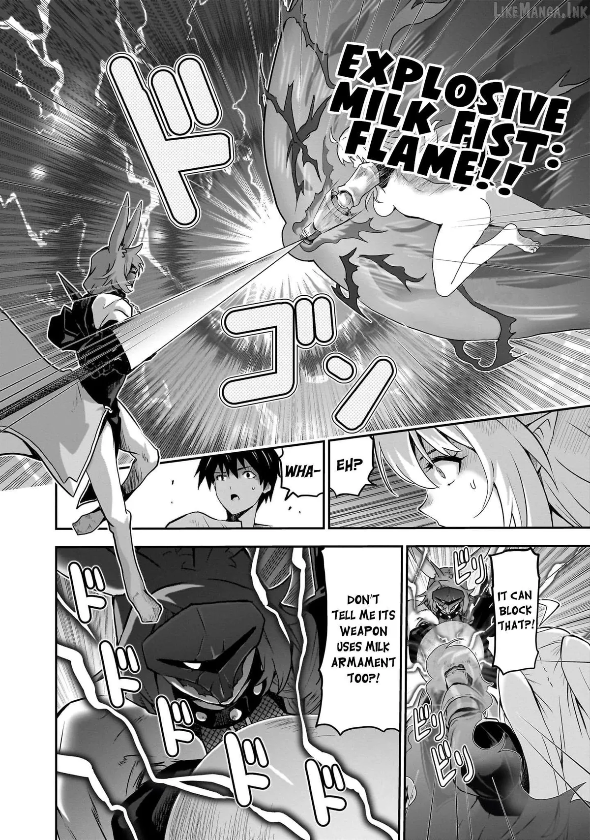Milk-shibori Hunter no Isekai Sakunyuuki ~Nouka no Saenai Otoko ga Arayuru Shuzoku no Chiku-B o Moteasobi-toriko ni Suru~ Chapter 9 page 25 - 