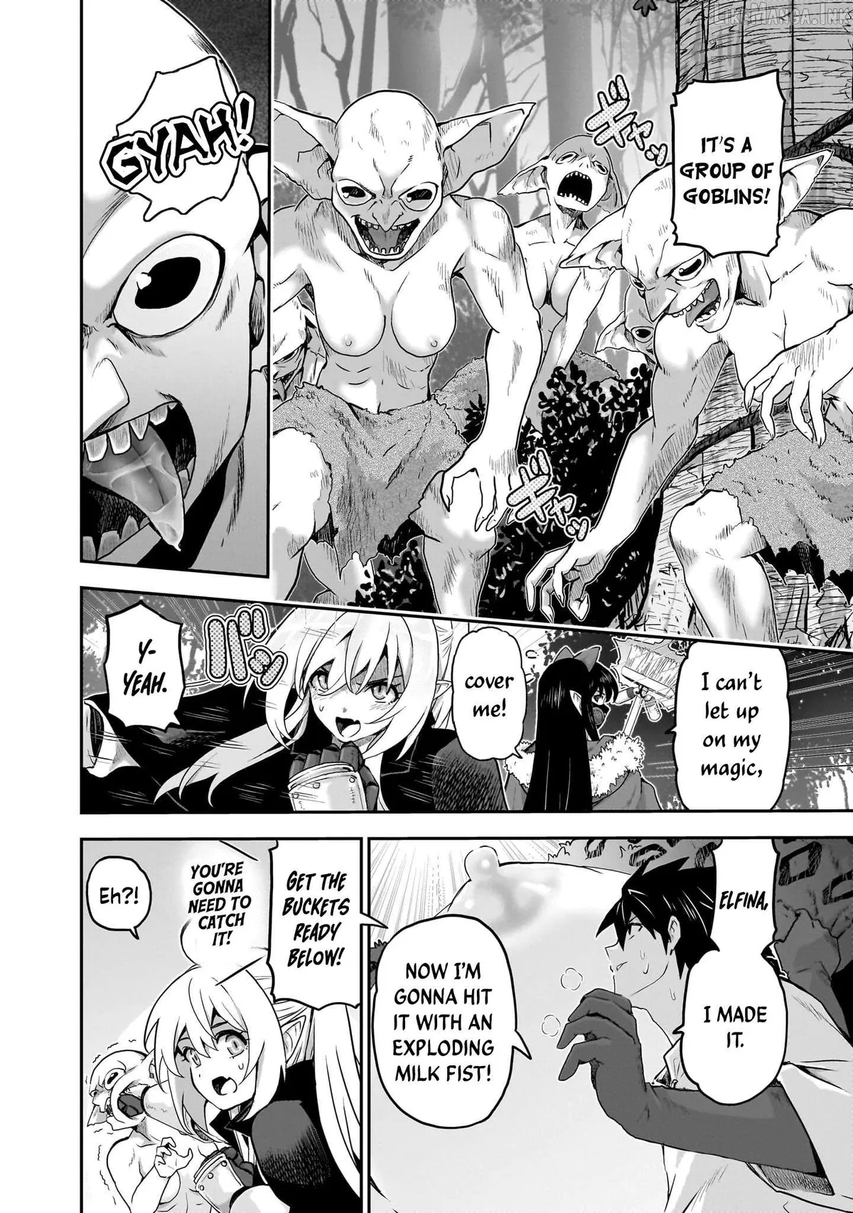 Milk-shibori Hunter no Isekai Sakunyuuki ~Nouka no Saenai Otoko ga Arayuru Shuzoku no Chiku-B o Moteasobi-toriko ni Suru~ Chapter 9 page 5 - 