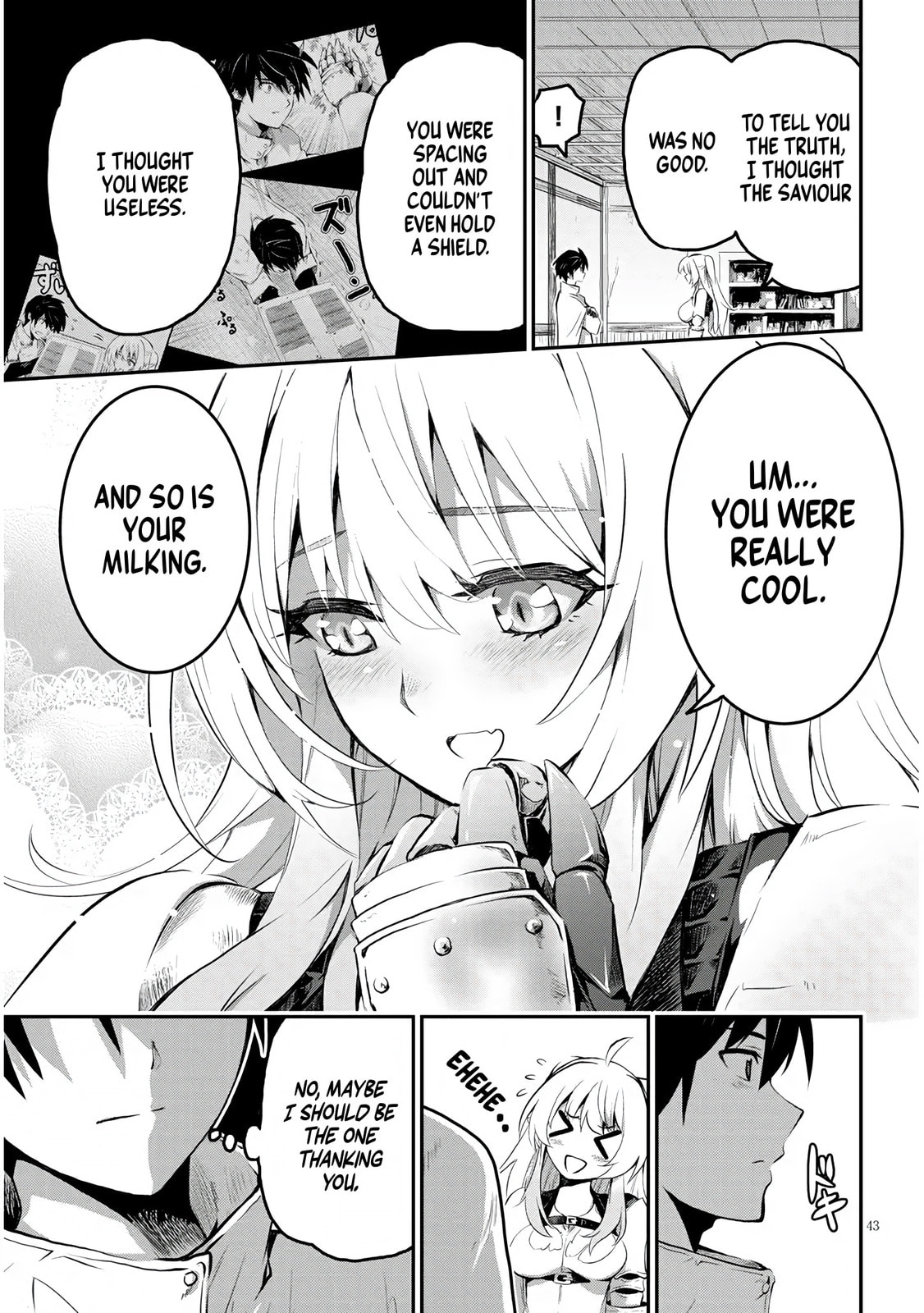 Milk-shibori Hunter no Isekai Sakunyuuki: Nouka no Saenai Otoko ga Arayuru Shuzoku no Chiku-B wo Moteasobi-toriko ni Suru Chapter 1 page 45 - 