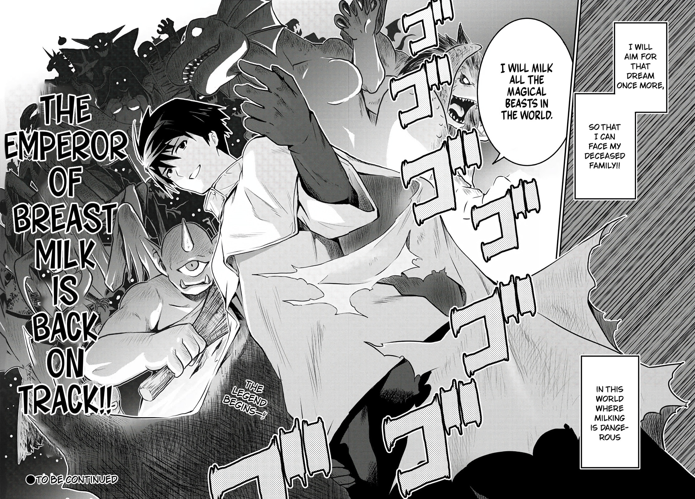 Milk-shibori Hunter no Isekai Sakunyuuki: Nouka no Saenai Otoko ga Arayuru Shuzoku no Chiku-B wo Moteasobi-toriko ni Suru Chapter 1 page 50 - 
