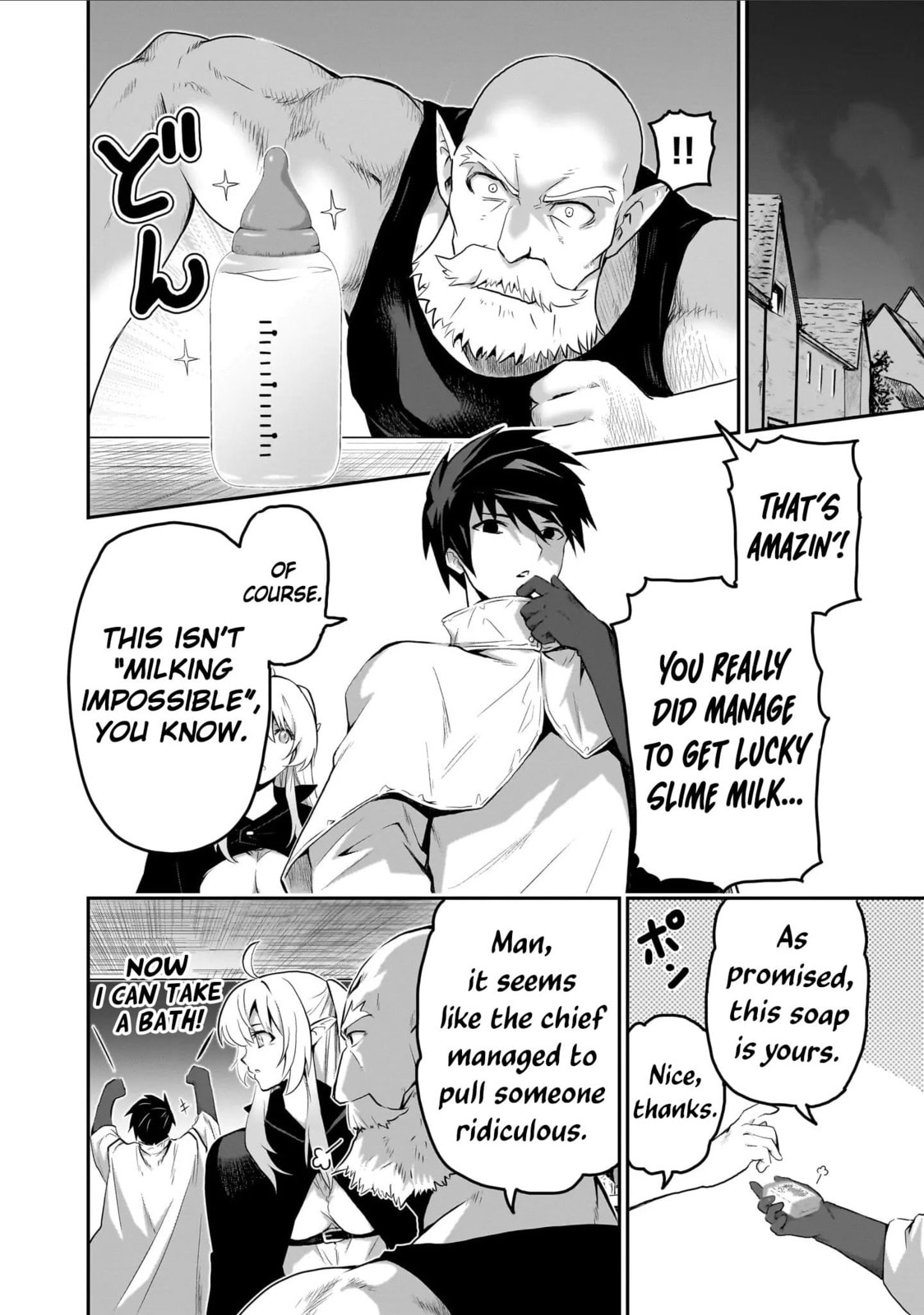 Milk-shibori Hunter no Isekai Sakunyuuki: Nouka no Saenai Otoko ga Arayuru Shuzoku no Chiku-B wo Moteasobi-toriko ni Suru Chapter 2 page 31 - 