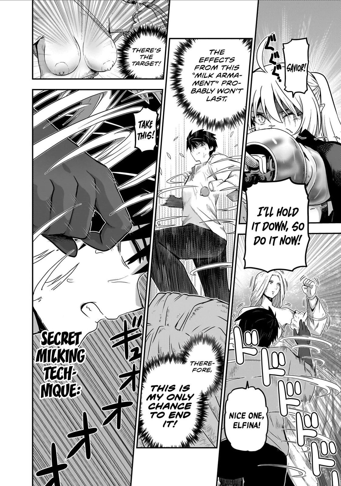 Milk-shibori Hunter no Isekai Sakunyuuki: Nouka no Saenai Otoko ga Arayuru Shuzoku no Chiku-B wo Moteasobi-toriko ni Suru Chapter 4 page 29 - 