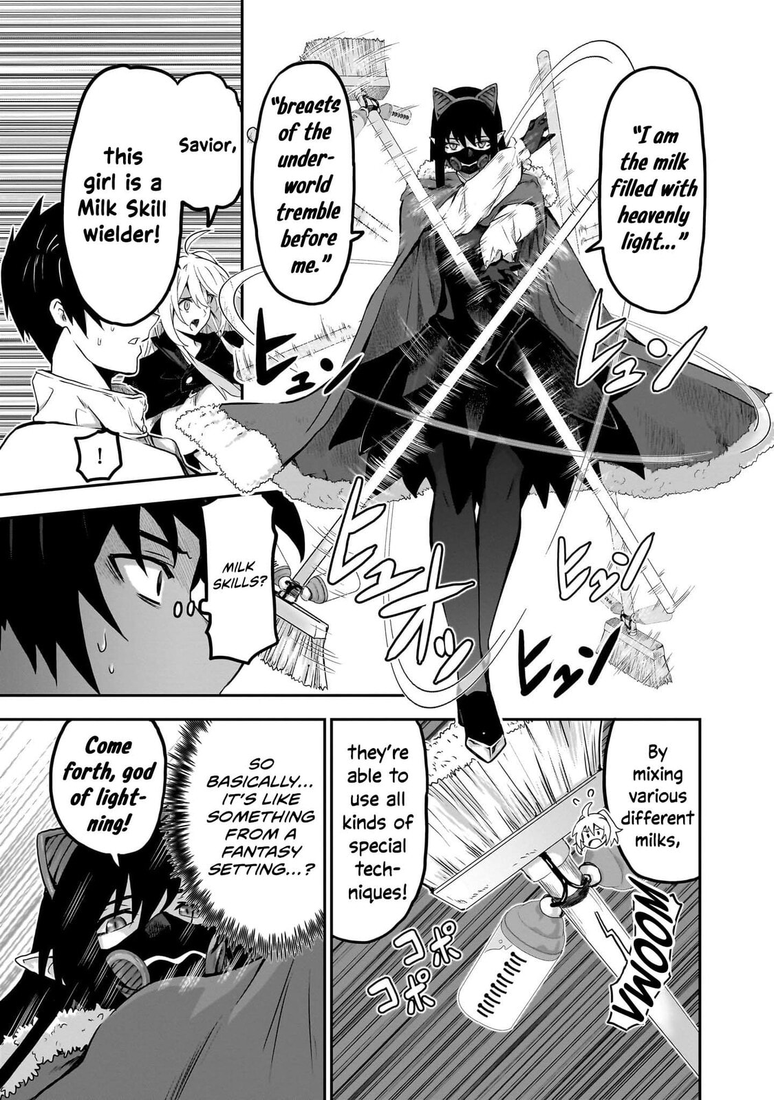 Milk-shibori Hunter no Isekai Sakunyuuki: Nouka no Saenai Otoko ga Arayuru Shuzoku no Chiku-B wo Moteasobi-toriko ni Suru Chapter 6 page 8 - 