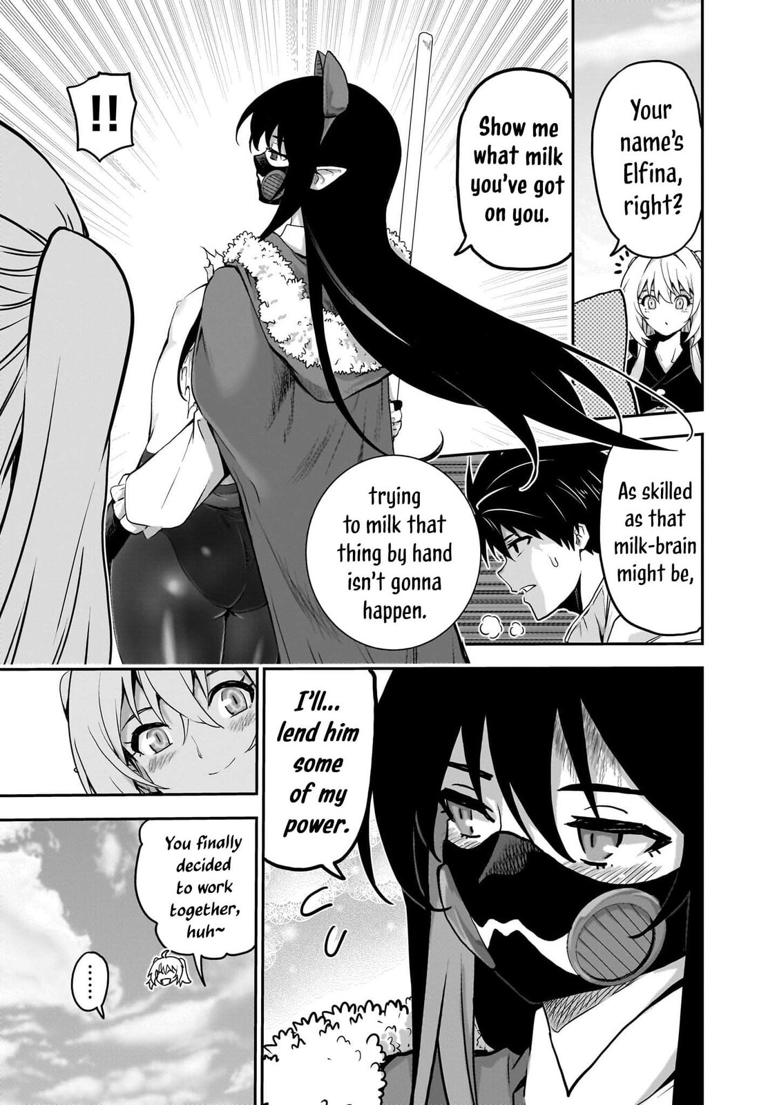 Milk-shibori Hunter no Isekai Sakunyuuki: Nouka no Saenai Otoko ga Arayuru Shuzoku no Chiku-B wo Moteasobi-toriko ni Suru Chapter 7 page 27 - 
