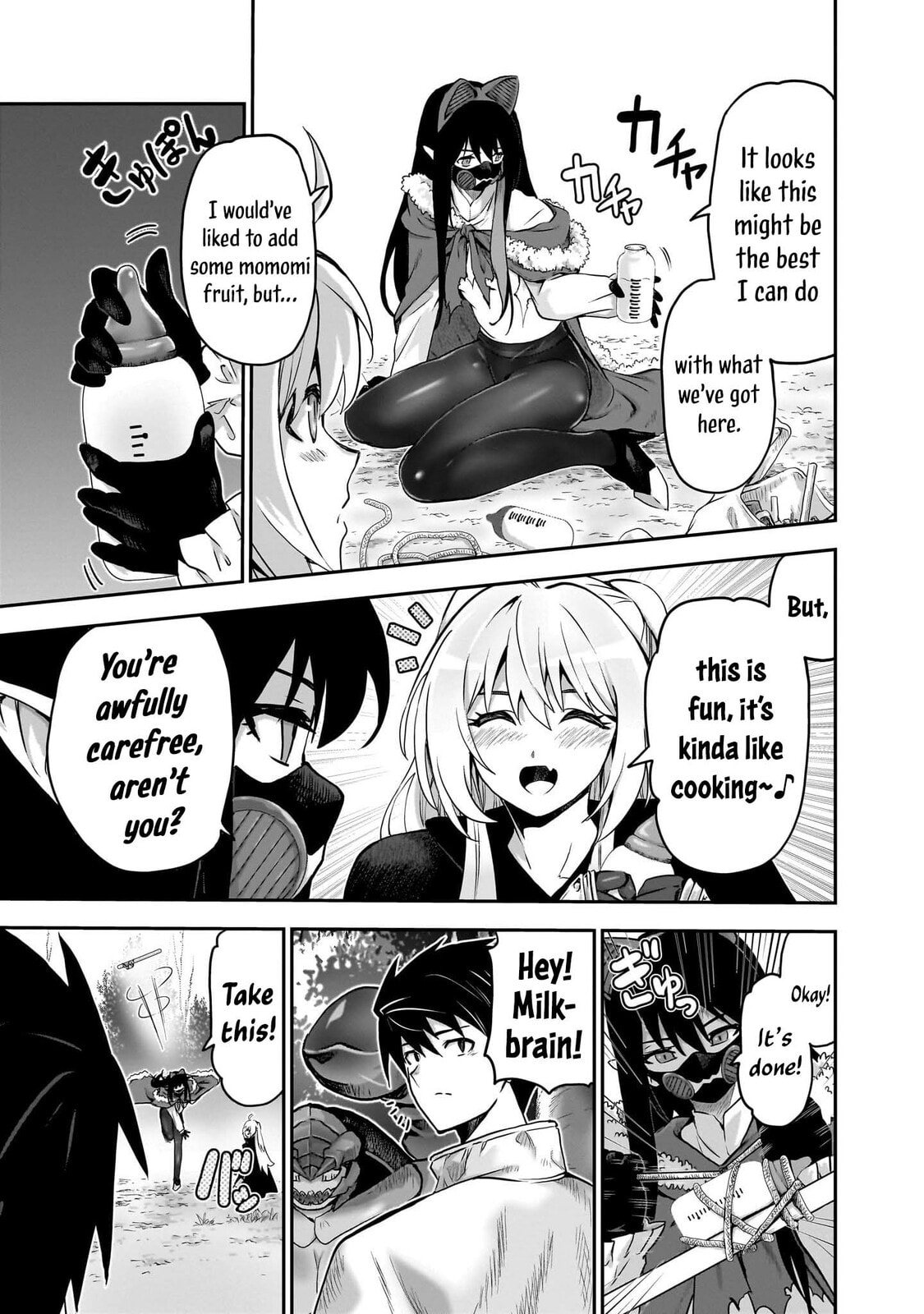Milk-shibori Hunter no Isekai Sakunyuuki: Nouka no Saenai Otoko ga Arayuru Shuzoku no Chiku-B wo Moteasobi-toriko ni Suru Chapter 7 page 31 - 