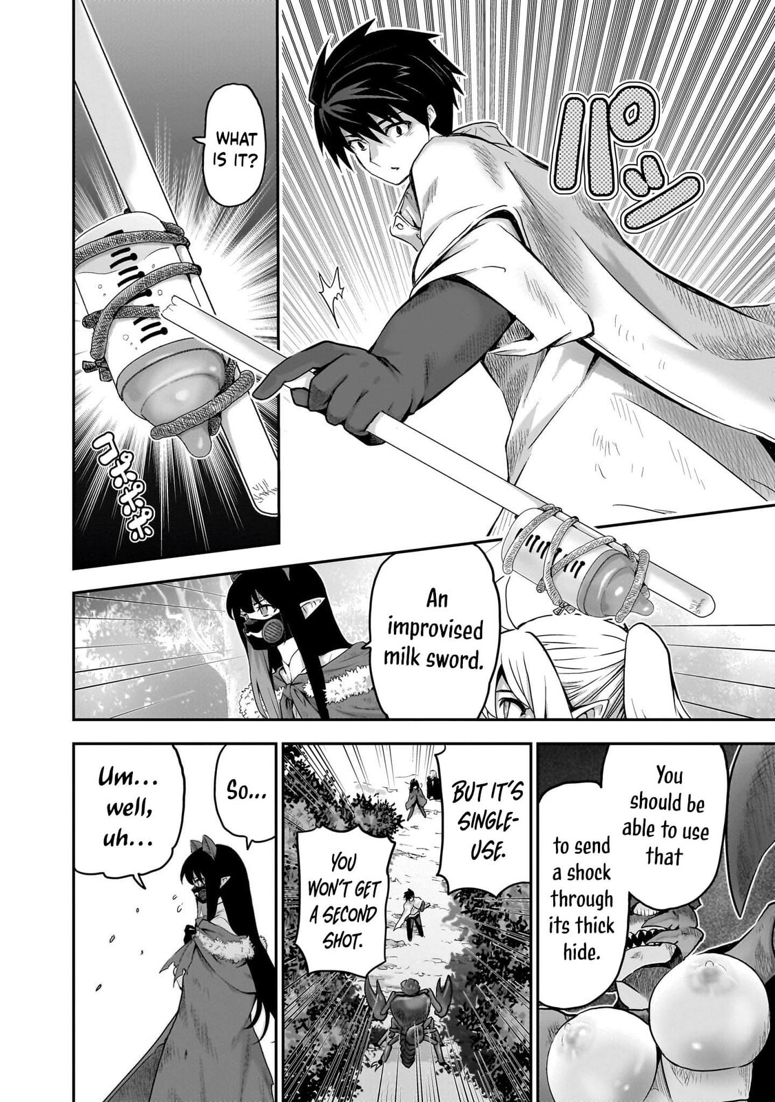 Milk-shibori Hunter no Isekai Sakunyuuki: Nouka no Saenai Otoko ga Arayuru Shuzoku no Chiku-B wo Moteasobi-toriko ni Suru Chapter 7 page 32 - 