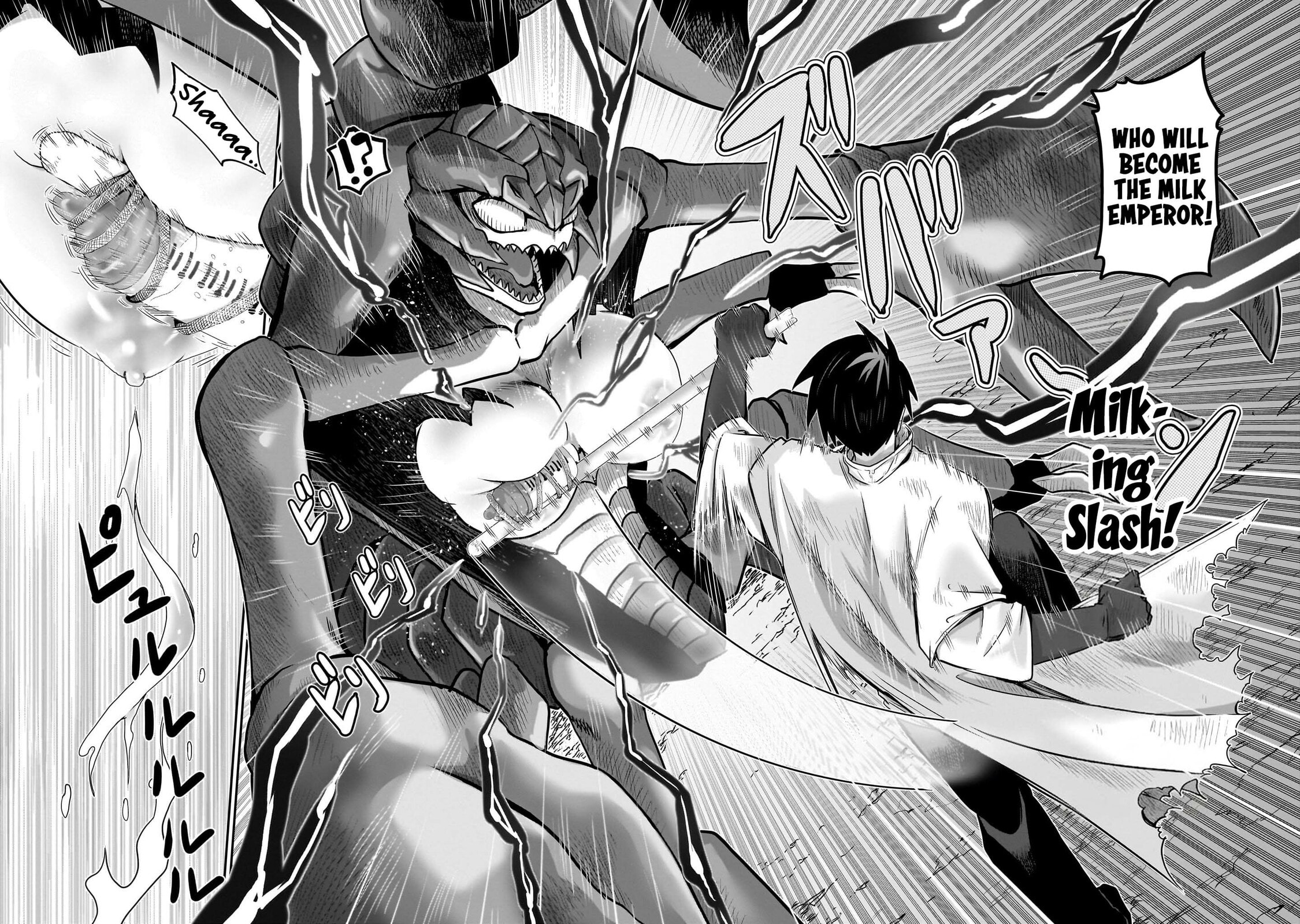Milk-shibori Hunter no Isekai Sakunyuuki: Nouka no Saenai Otoko ga Arayuru Shuzoku no Chiku-B wo Moteasobi-toriko ni Suru Chapter 7 page 36 - 