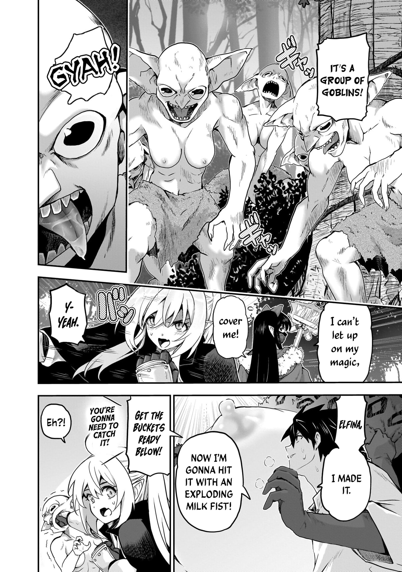 Milk-shibori Hunter no Isekai Sakunyuuki: Nouka no Saenai Otoko ga Arayuru Shuzoku no Chiku-B wo Moteasobi-toriko ni Suru Chapter 9 page 5 - 