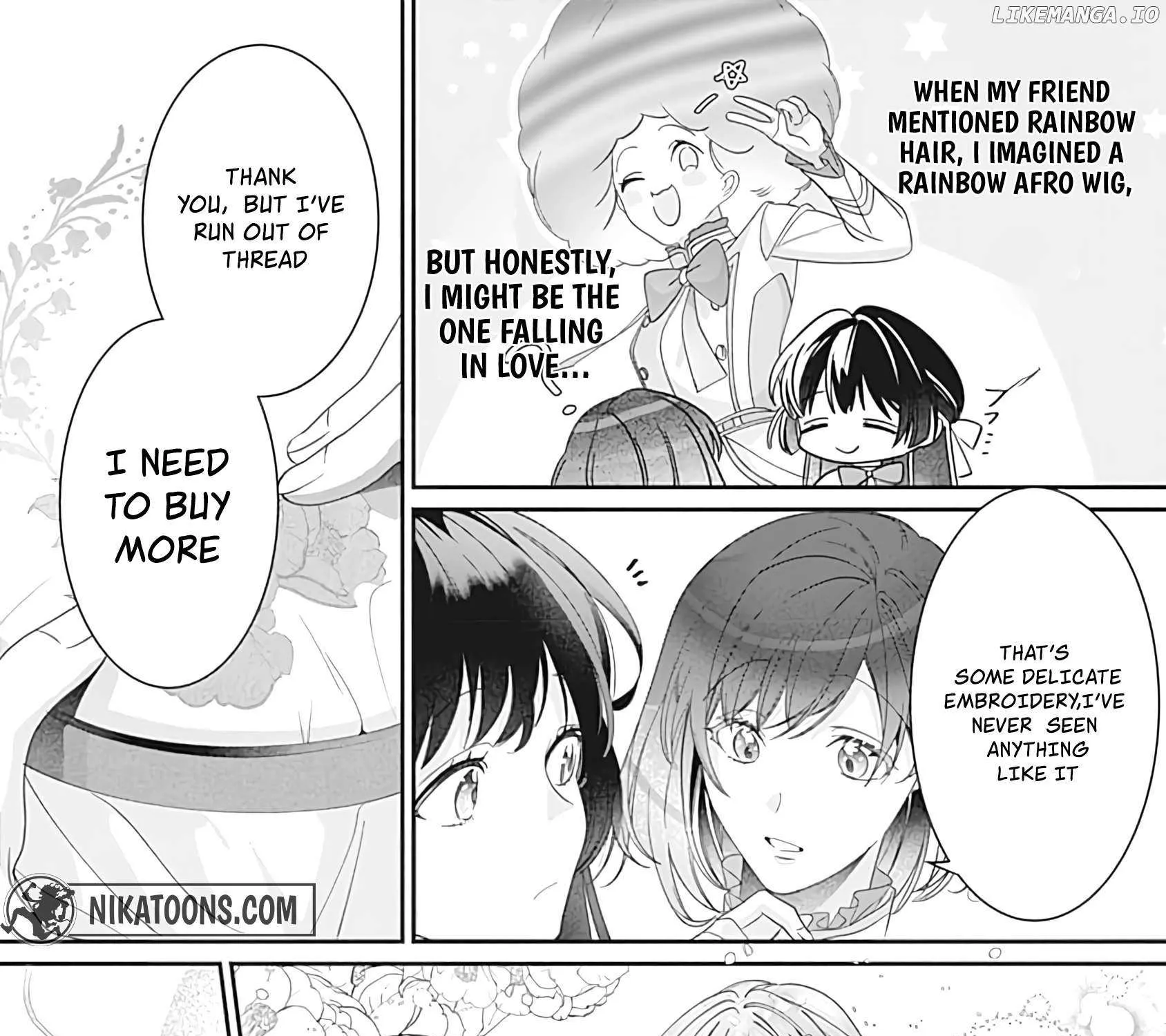 Mipurei no Otome Gēmu ni Tensei shita Heibon Reijō wa Seinaru Shishū no Ito o Sasu Bunssatsu-ban Chapter 1 page 55 - 