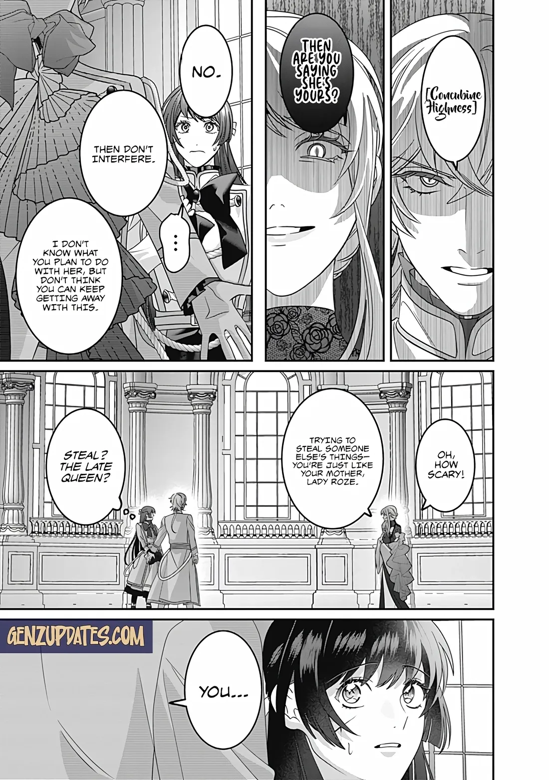 Mipurei no Otome Gēmu ni Tensei shita Heibon Reijō wa Seinaru Shishū no Ito o Sasu Bunssatsu-ban Chapter 10 page 12 - 