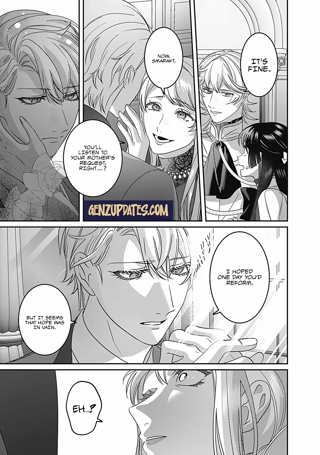 Mipurei no Otome Gēmu ni Tensei shita Heibon Reijō wa Seinaru Shishū no Ito o Sasu Bunssatsu-ban Chapter 10 page 24 - 