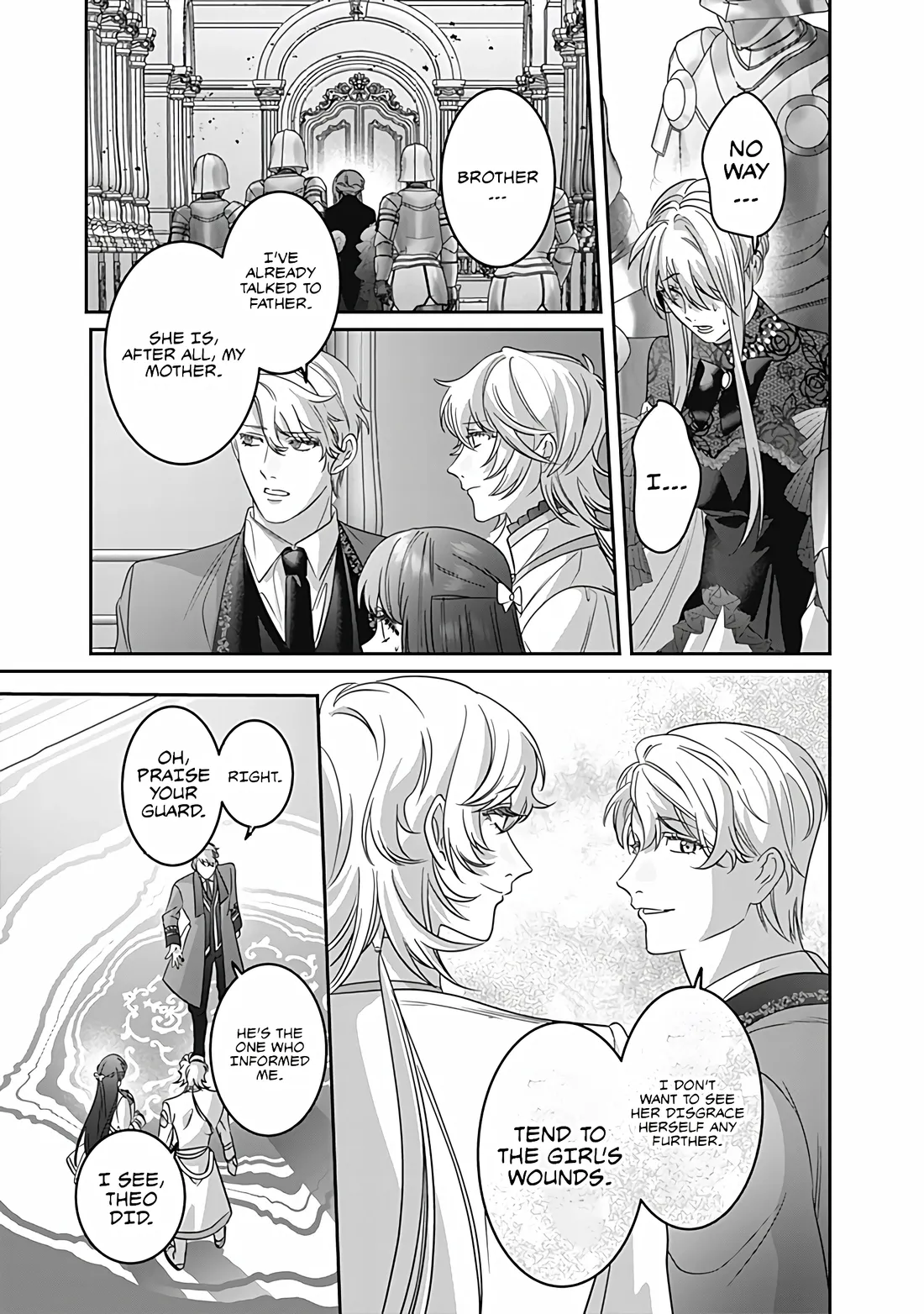 Mipurei no Otome Gēmu ni Tensei shita Heibon Reijō wa Seinaru Shishū no Ito o Sasu Bunssatsu-ban Chapter 10 page 30 - 
