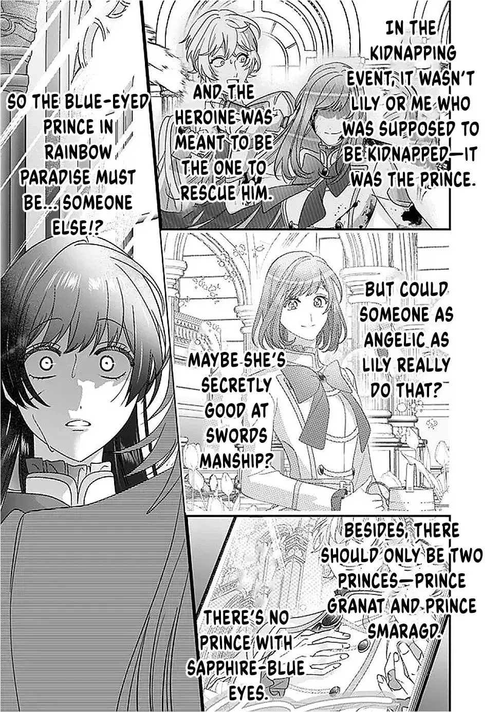 Mipurei no Otome Gēmu ni Tensei shita Heibon Reijō wa Seinaru Shishū no Ito o Sasu Bunssatsu-ban Chapter 11 page 11 - 