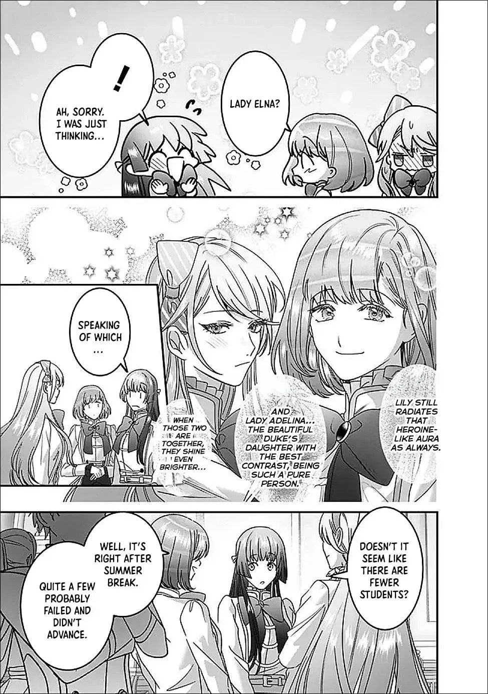 Mipurei no Otome Gēmu ni Tensei shita Heibon Reijō wa Seinaru Shishū no Ito o Sasu Bunssatsu-ban Chapter 15 page 3 - 