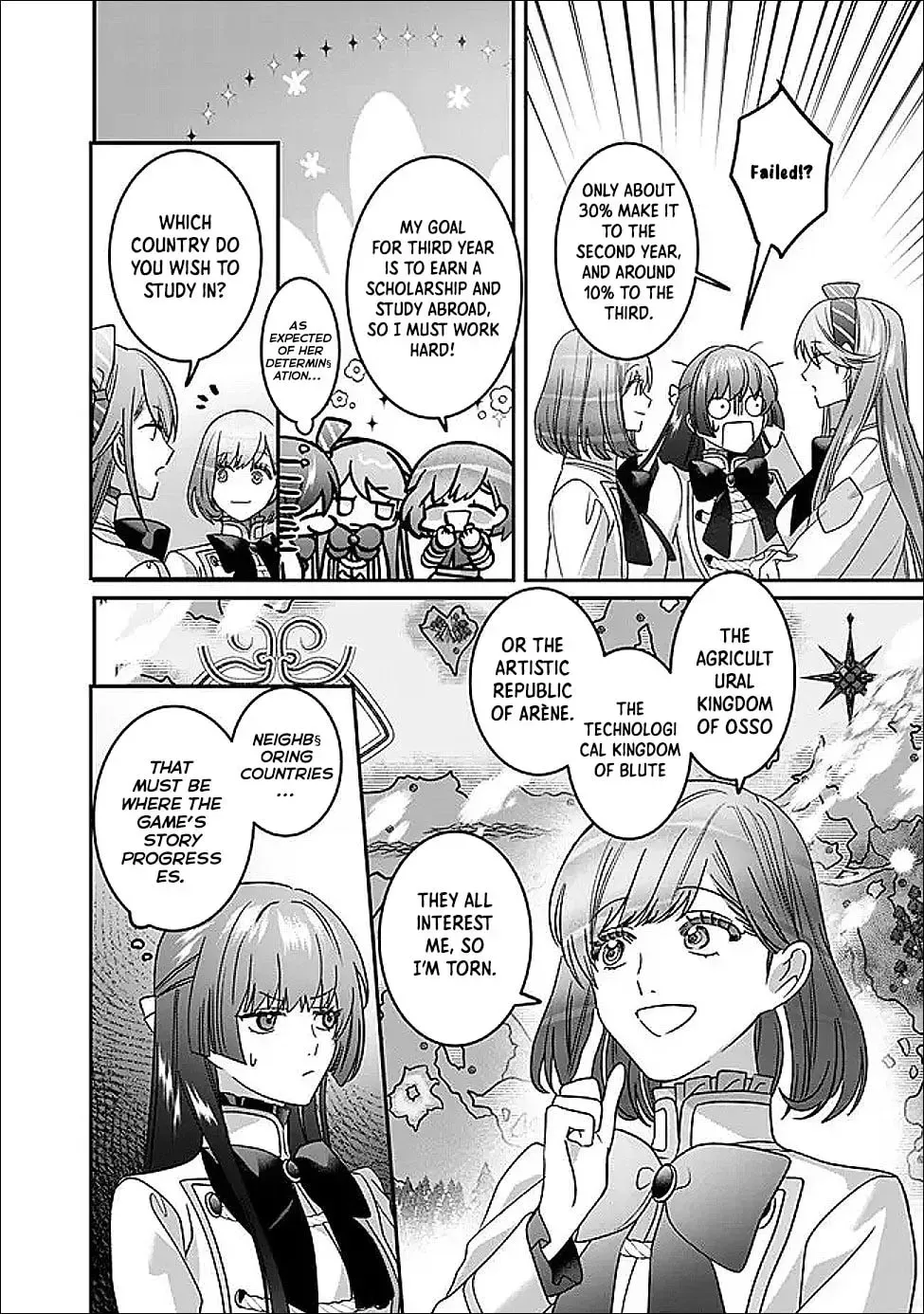 Mipurei no Otome Gēmu ni Tensei shita Heibon Reijō wa Seinaru Shishū no Ito o Sasu Bunssatsu-ban Chapter 15 page 4 - 