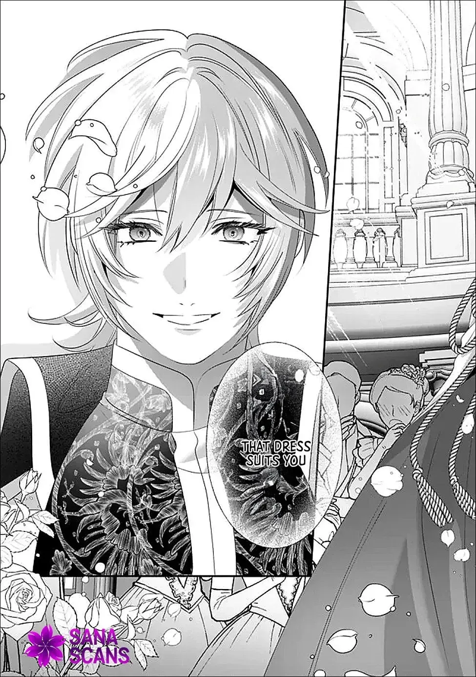 Mipurei no Otome Gēmu ni Tensei shita Heibon Reijō wa Seinaru Shishū no Ito o Sasu Bunssatsu-ban Chapter 17 page 2 - 