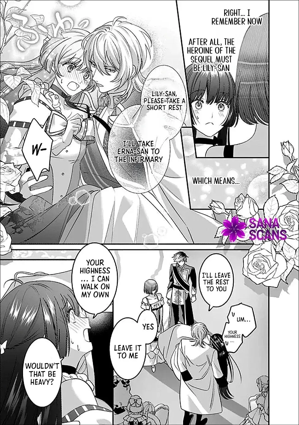 Mipurei no Otome Gēmu ni Tensei shita Heibon Reijō wa Seinaru Shishū no Ito o Sasu Bunssatsu-ban Chapter 17 page 21 - 